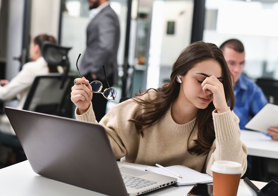 Colaborador não se sentindo muito bem